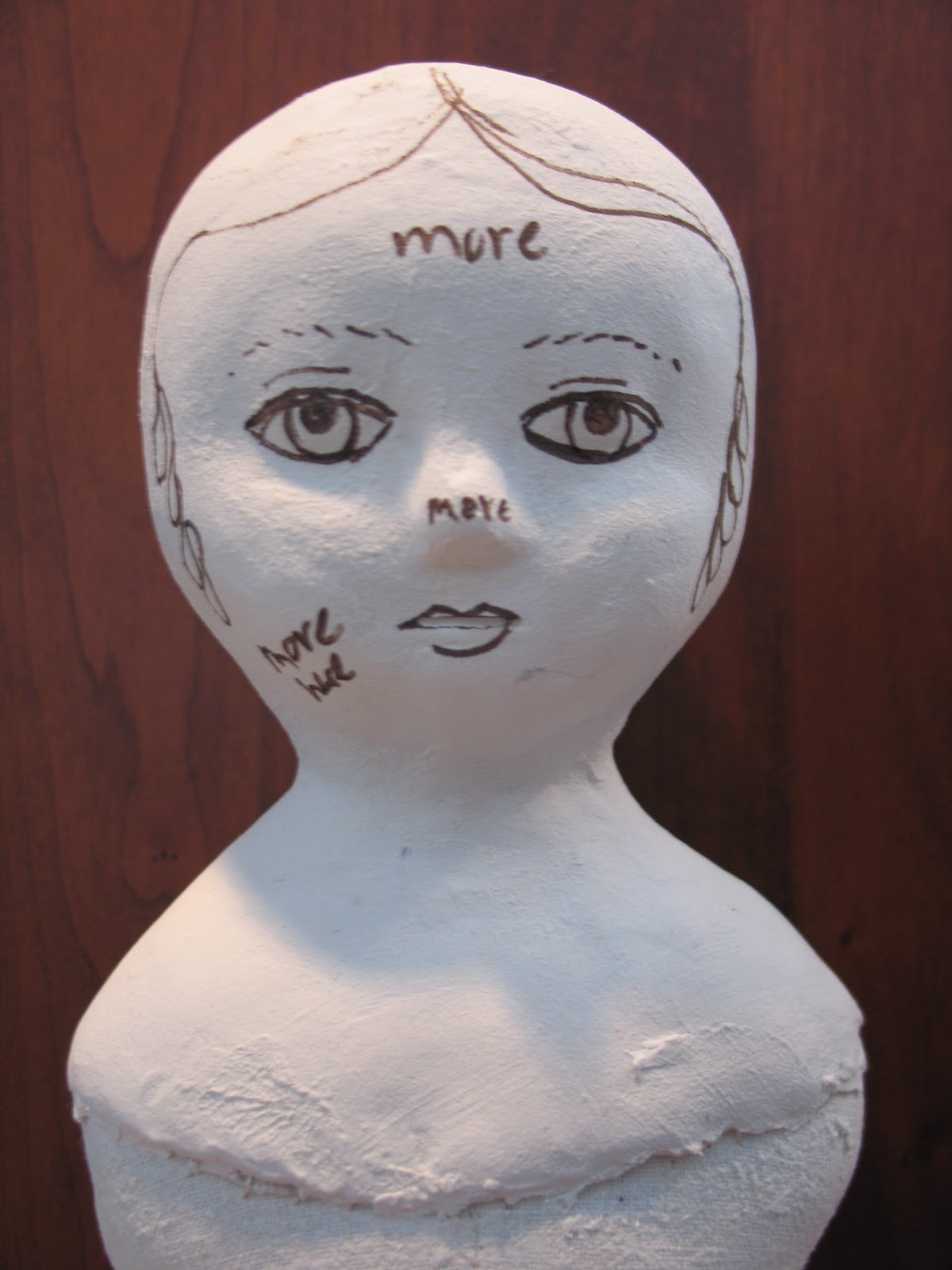 Northdixie Designs Cloth Over Paper Clay Doll Update