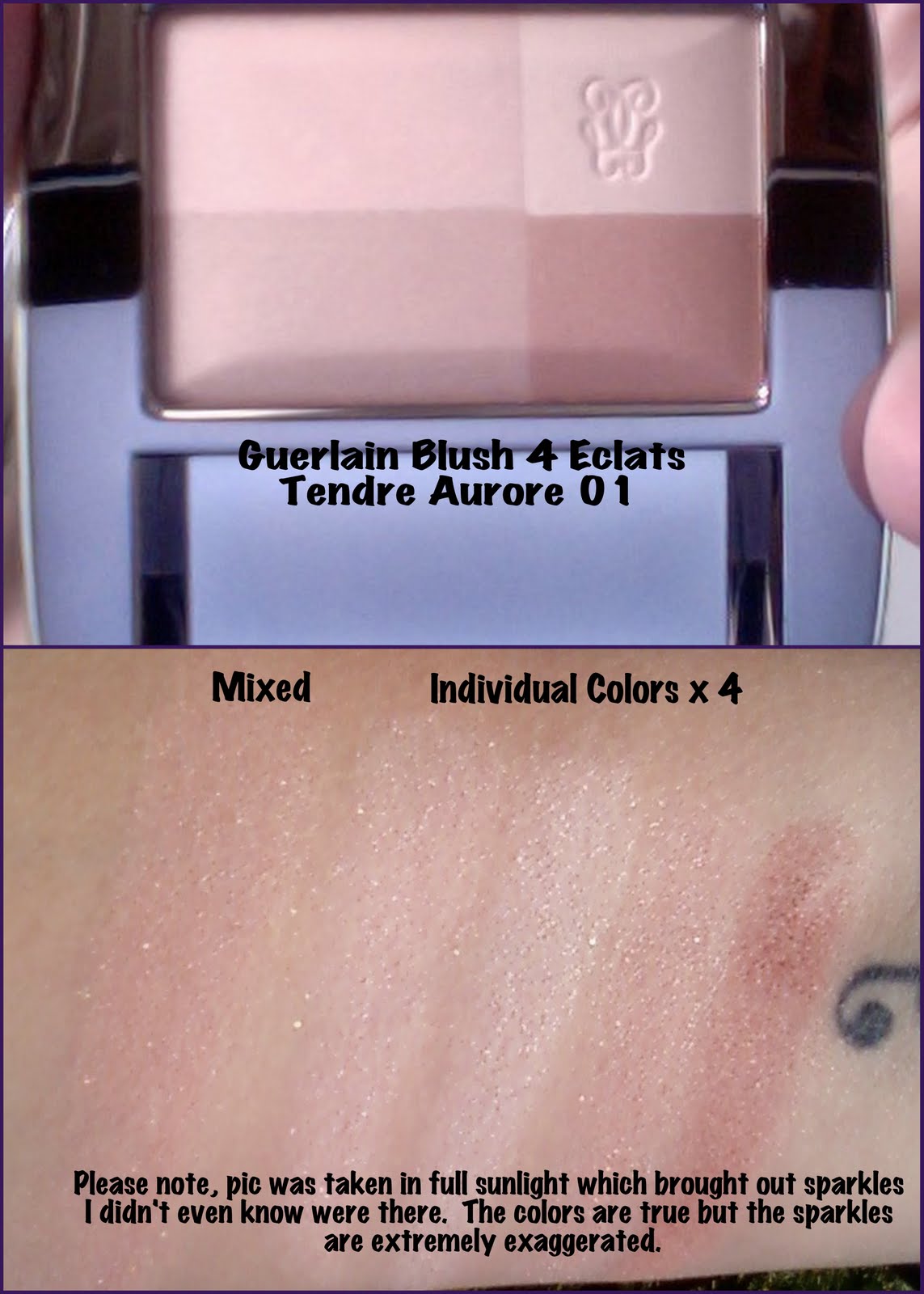 Makeup on the Rocks Guerlain Blush 4 Eclats Tendre Aurore