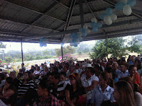 Nacionalistas de Olanchito reunidos con el Presidente del Partido.