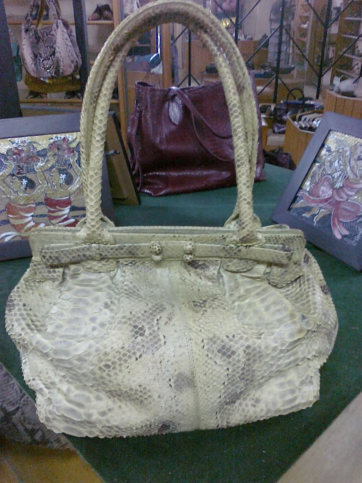 hermes snake skin