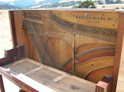 My old piano, partly disassembled