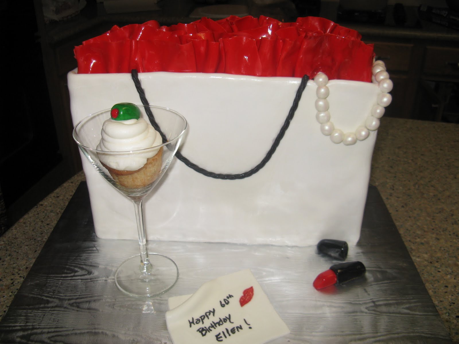 Sweet Moments By V Shopping Bag Cake