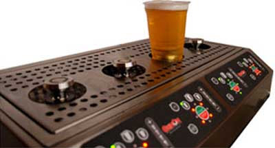 Bottoms Up beer dispensers