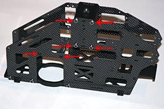 trex 500 rc helicopter main frames image