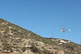 hk 450 rc helicopter flying images