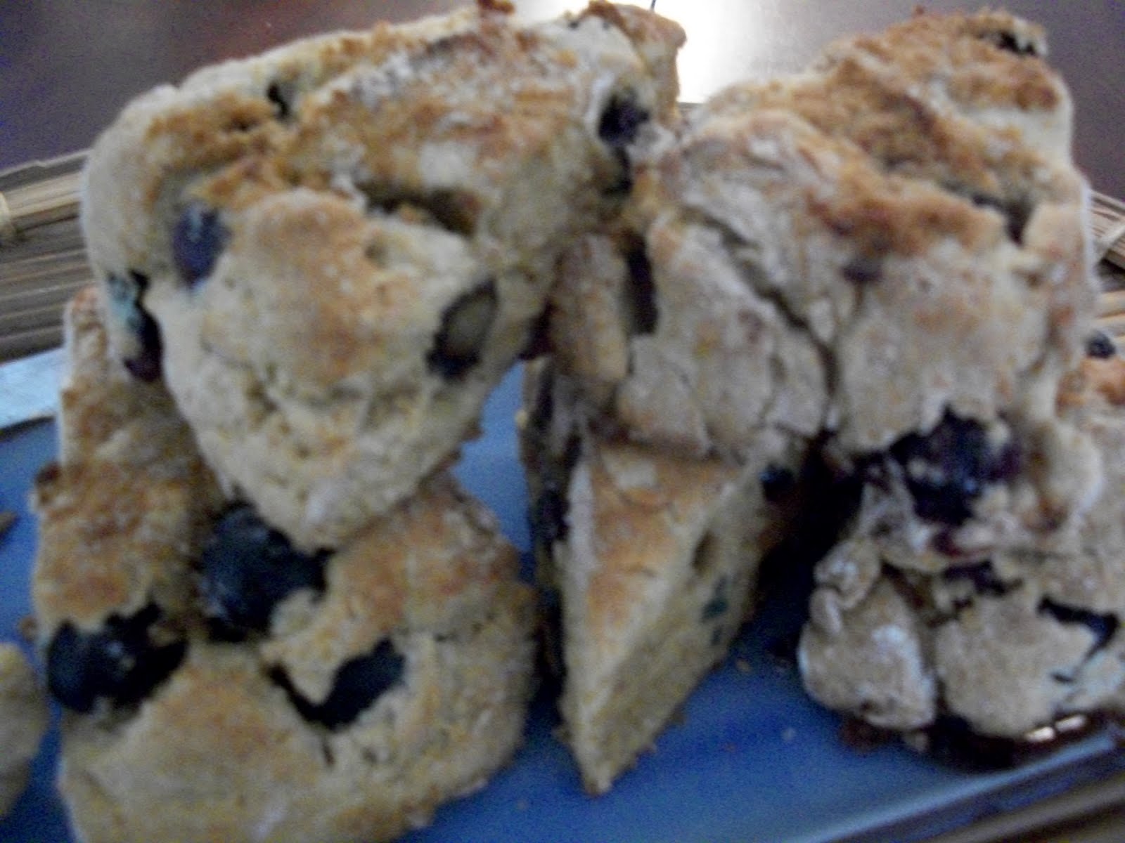Whole Wheat Blueberry Scones Garlic Girl