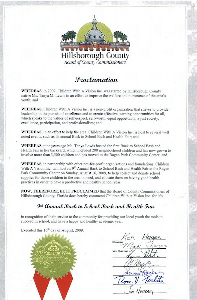 Proclamation (Hillsborough County Commissioners)