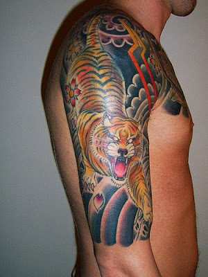 japanese traditional tattoo. Japanese Lion Tattoo Style on