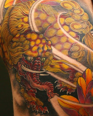 Japanese+dragon+tattoo+sleeve