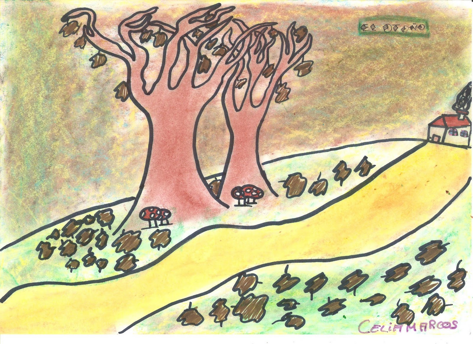 dibujos de otoño dibujos de otoño