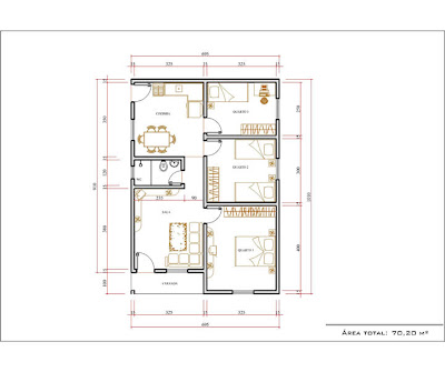 SketchUp Animação de nossa futura casa duplex 3 quartos - plantas de casas duplex 3 quartos