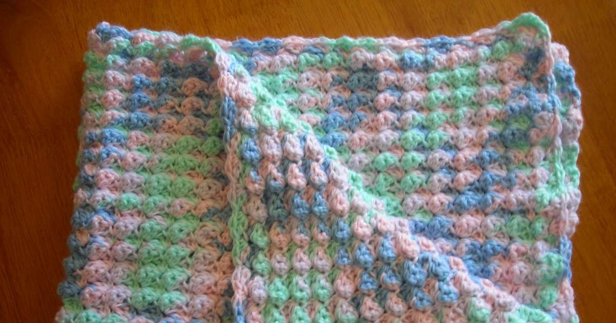 Rad Linc Crafts Crocheted Bubble Baby Blanket