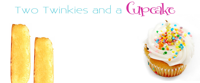 Two Twinkies and a Cupcake