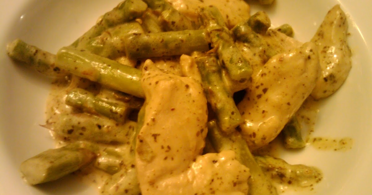 My Cooking Resolution Chicken and Asparagus with Pesto Sauce