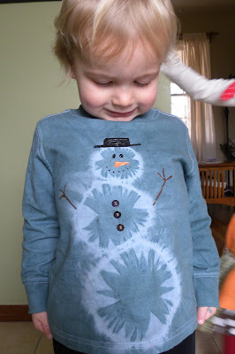 Tie Dye Snowman