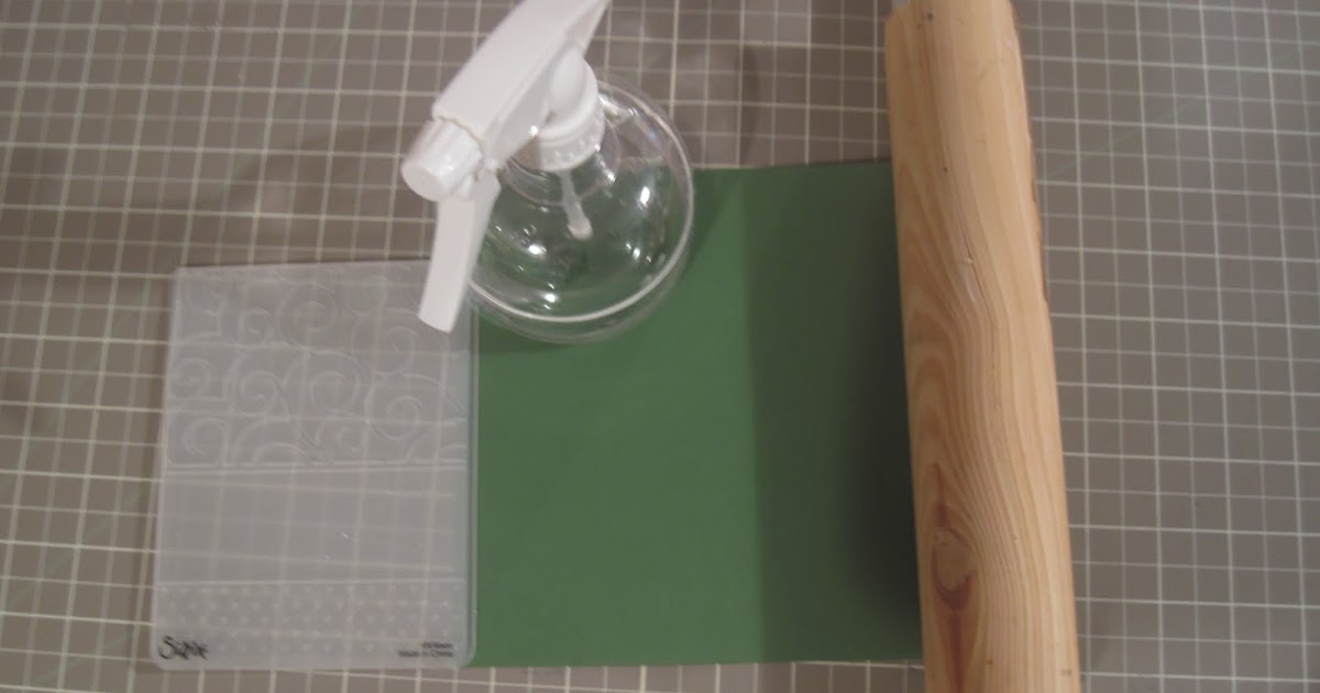 Scrappy Scavenger Emboss without machine or "tools"!!!