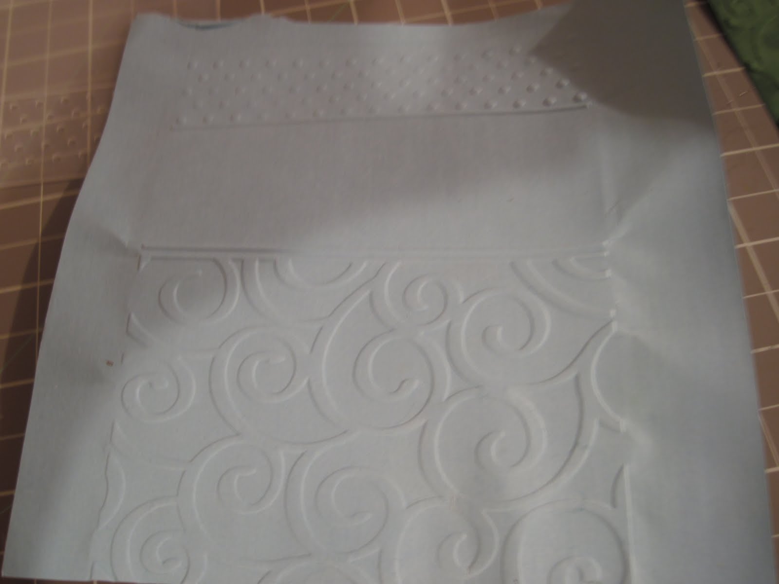 Scrappy Scavenger Emboss without machine or "tools"!!!