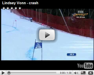 lindsey vonn crash 2006 lindsey vonn crash 2006