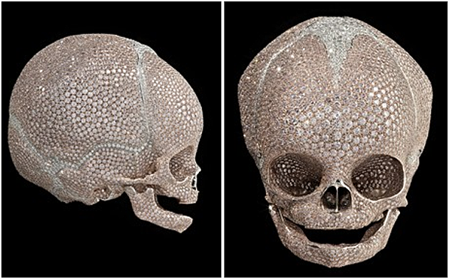 Arte De Damien Hirst Cr 226 Nio De Beb 234 Cravejado De