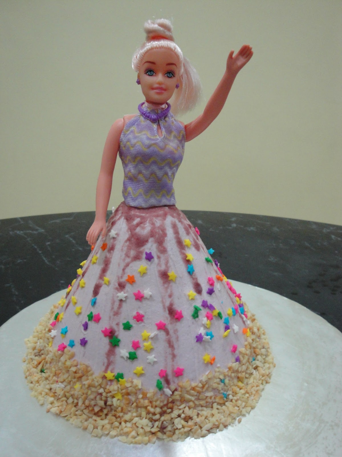 南京贝澜轩芭比迷糊泡泡浴娃娃个性创意生日蛋糕公主女宝生日蛋糕_xflovess