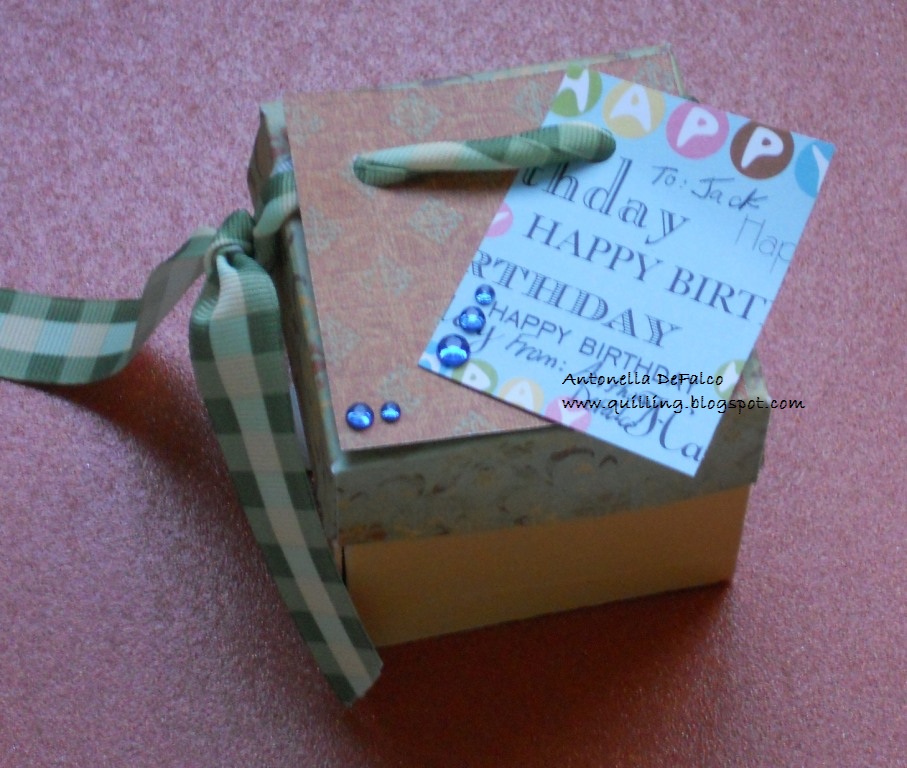 Quilling, Art and Expression Happy Birthday Explosion Box