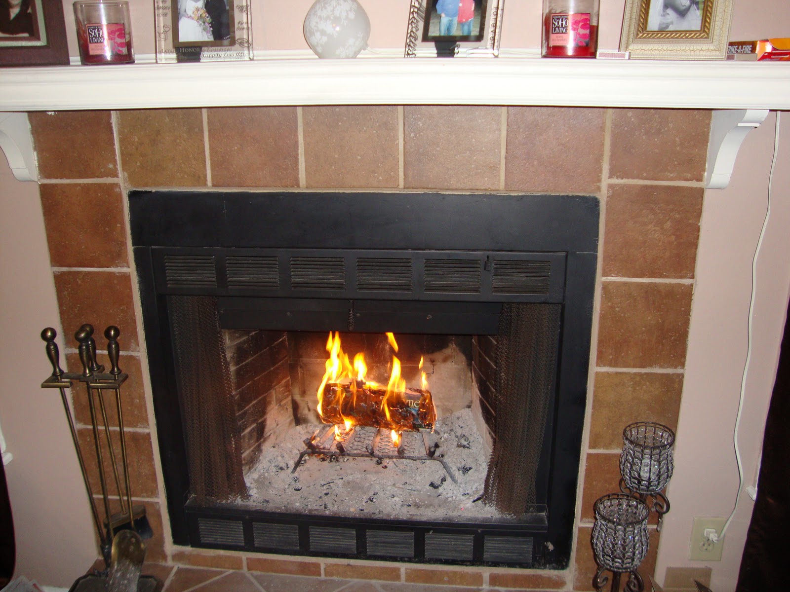 Living the Thrifty Life ..Product Review.. Clean Flame Fire Logs