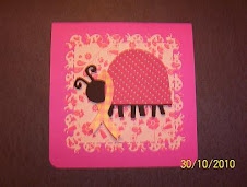 Pink Ladybug Card