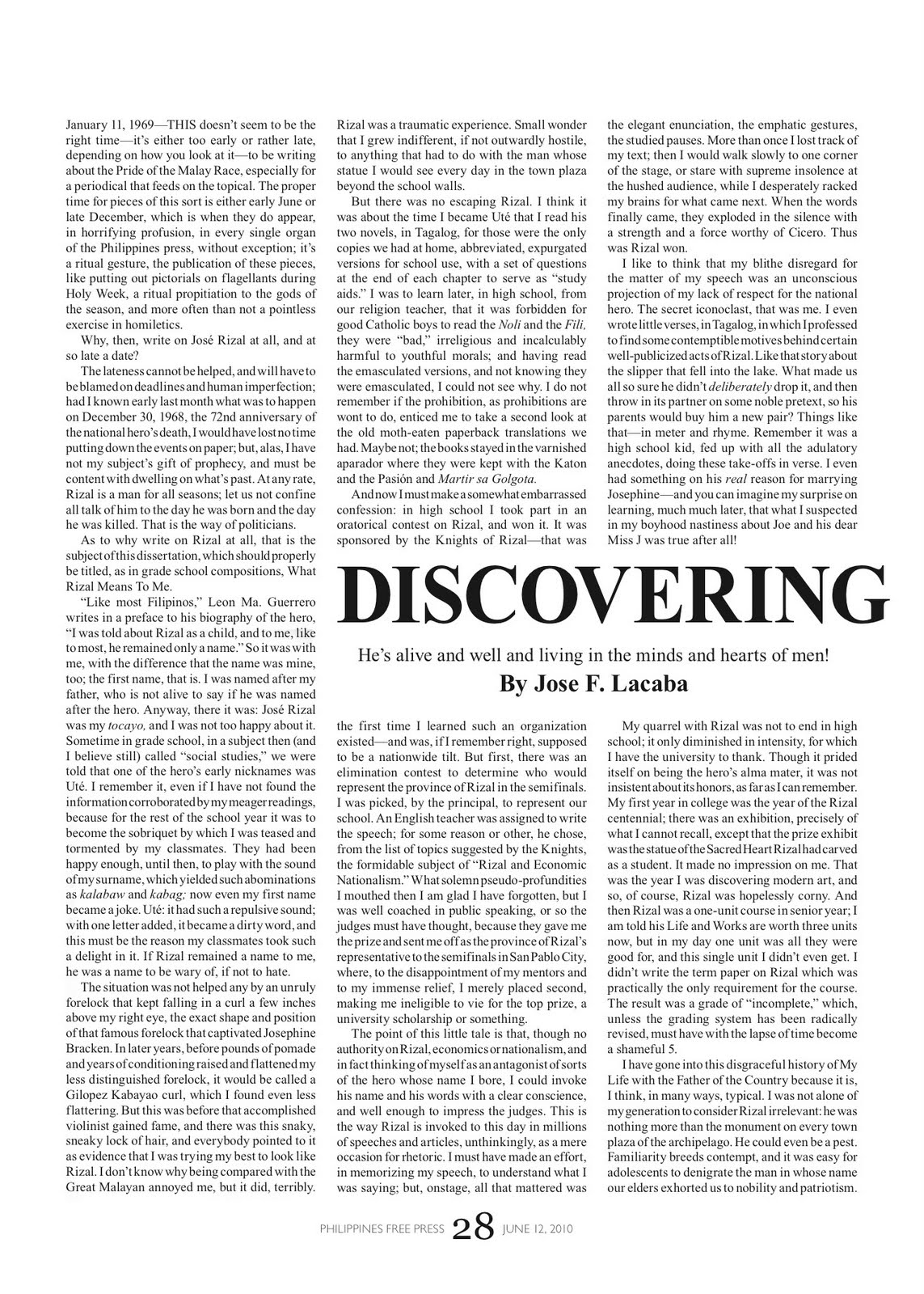 essay on rizal essay on rizal