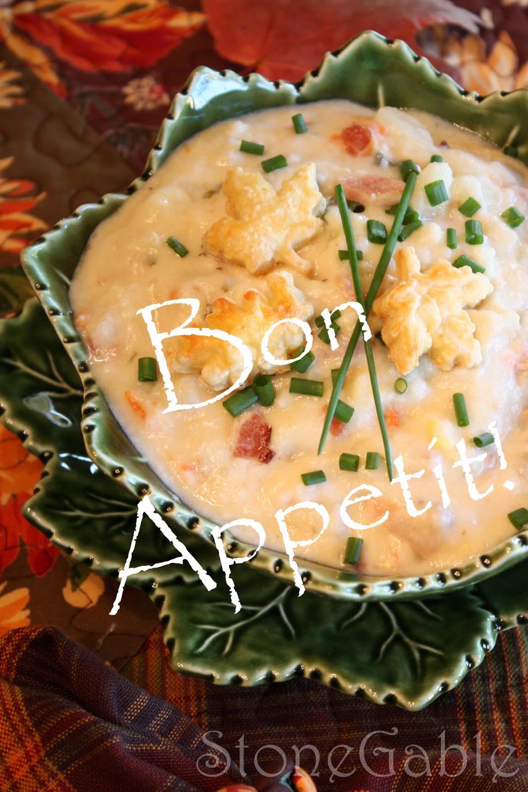 StoneGable Loaded Baked Potato Soup StoneGable