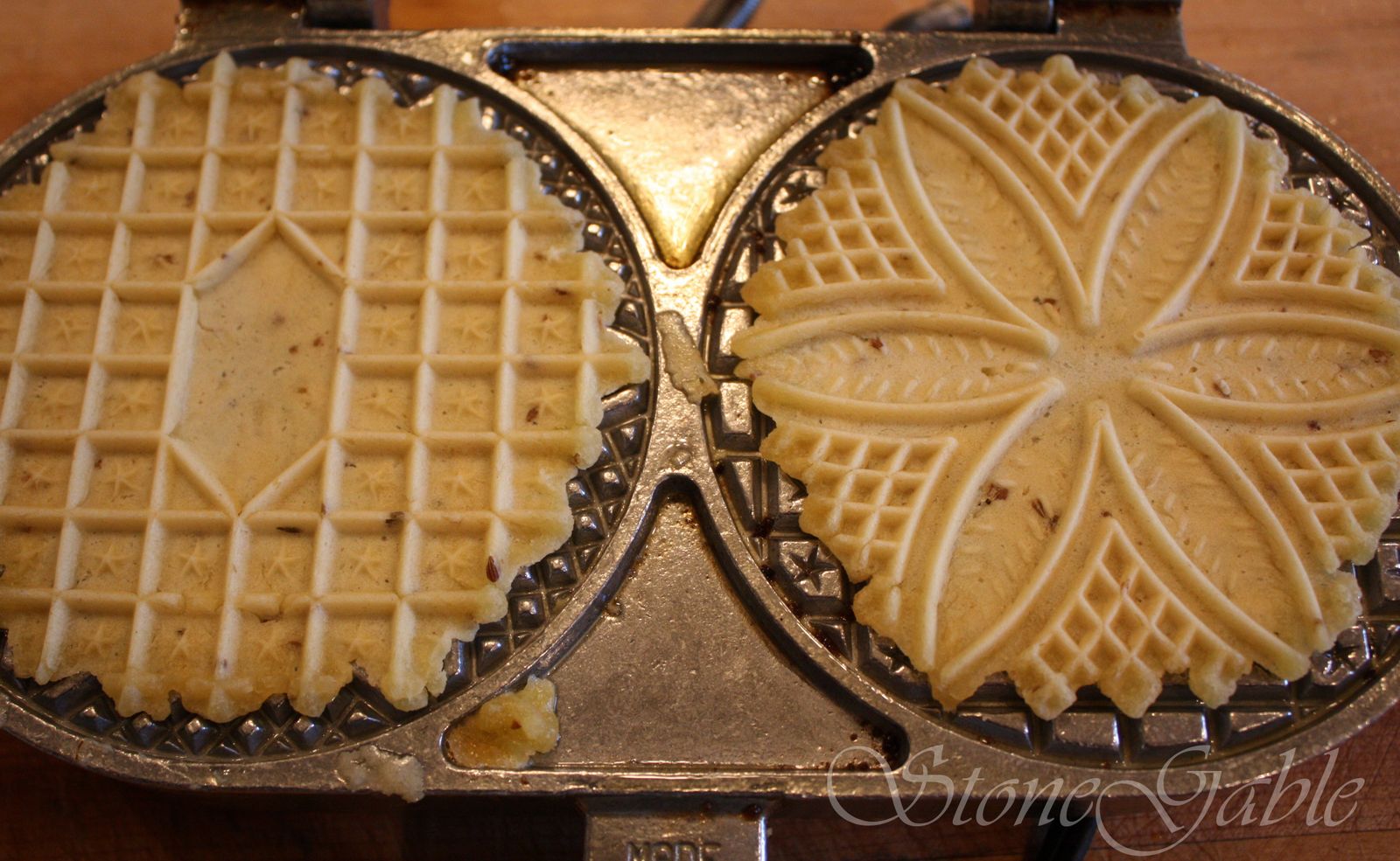 Christmas Pizzelles StoneGable