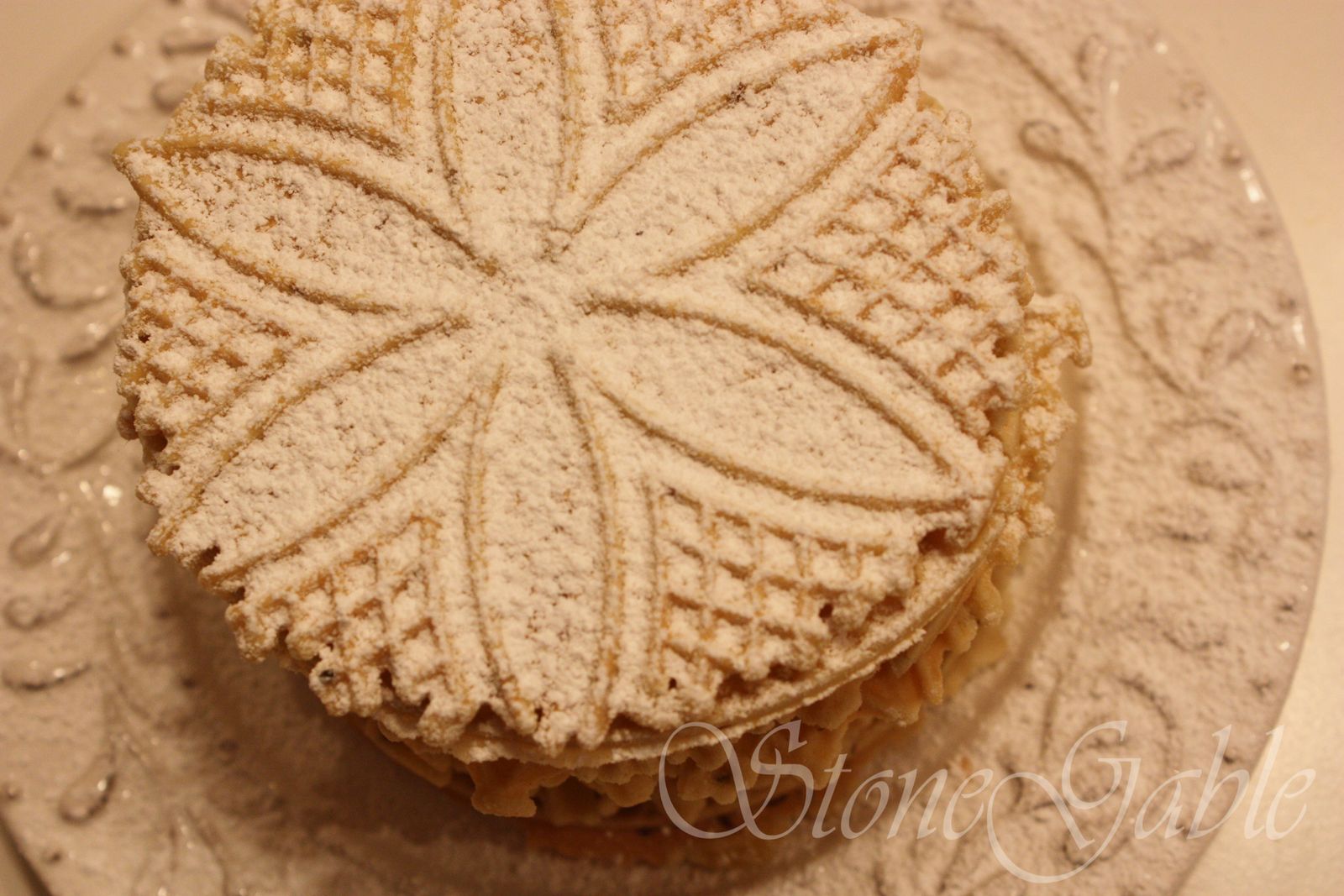 Christmas Pizzelles StoneGable