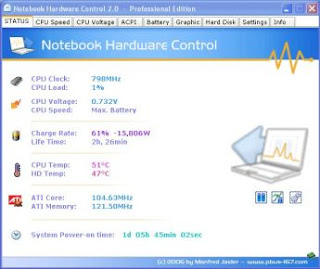 notebook hardware control