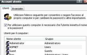 autologon su Windows
