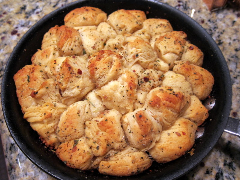 Garlic Parmesan Skillet Bread Plain Chicken