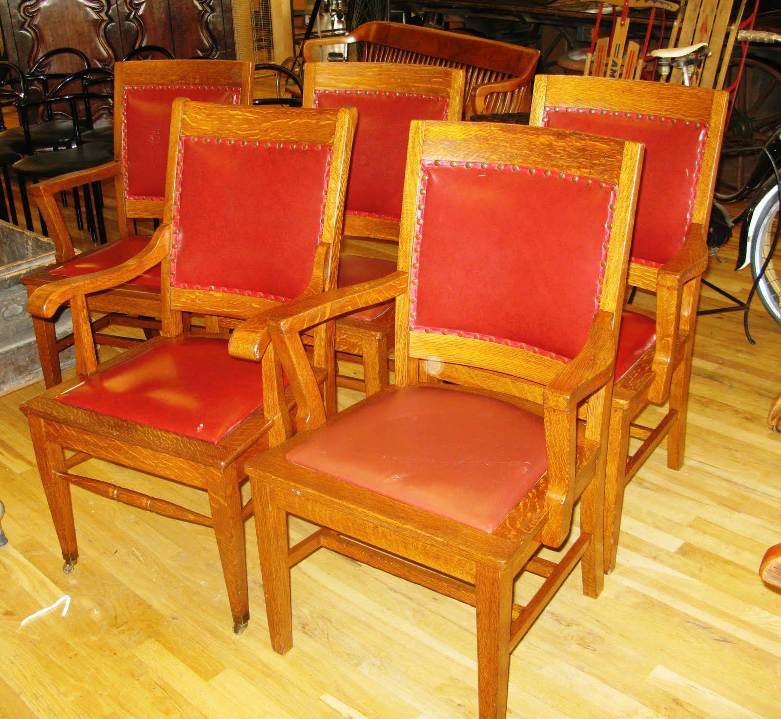 Antiques, Vintage and More Courthouse Chairs
