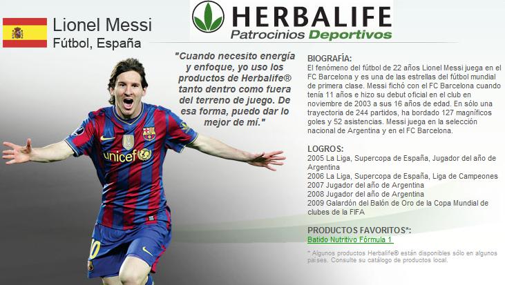HERBALIFE Messi+herbalife