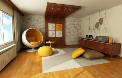 سحر اللون الاصفر في الديكور Yellow+decor4