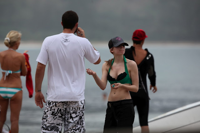 Avril Lavigne bikini candids avril lavigne in hawaii. Avril Lavigne bikini candids