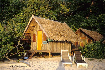 A 'chalet' at Pulau Sipadan Resort Chalet at Pulau Sipadan Resort