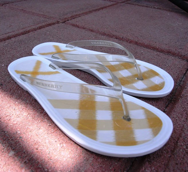 burberry jelly thong sandals