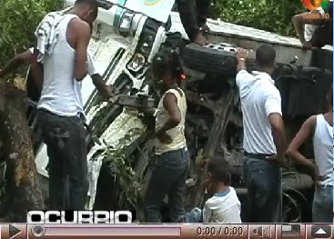 Accidente Camión en Matancita