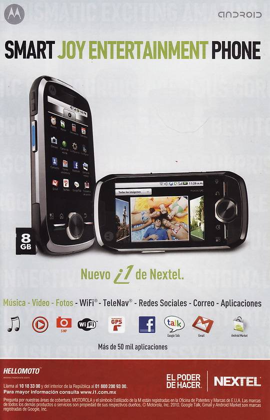 Actualización para i1 de Nextel #México