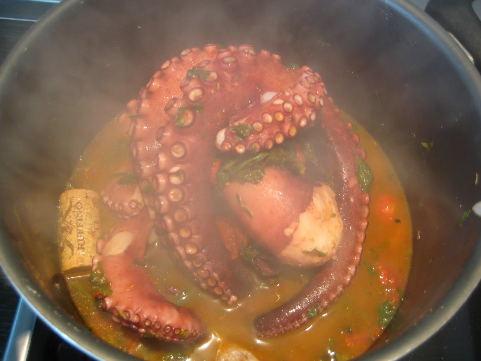 The Sentimental Suitcase BBQ Octopus a la Jamie Oliver