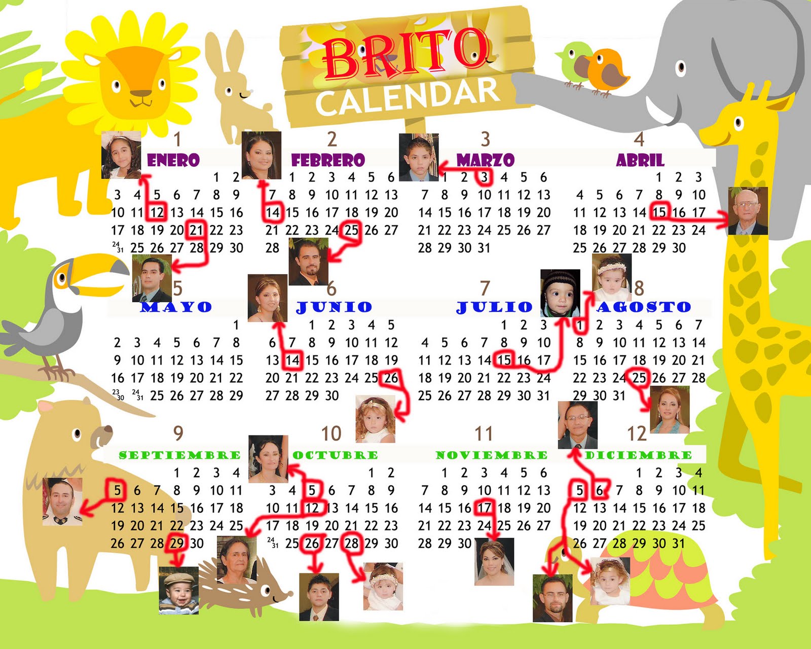 calendario de cumpleanos