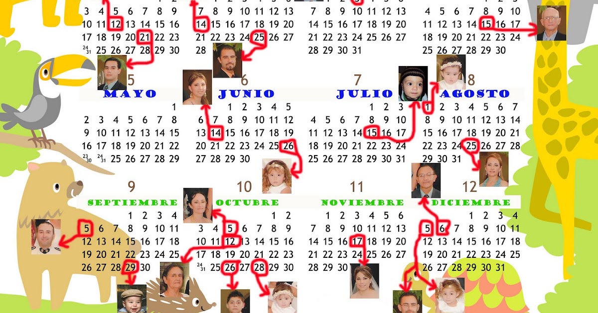 calendario de cumpleanos