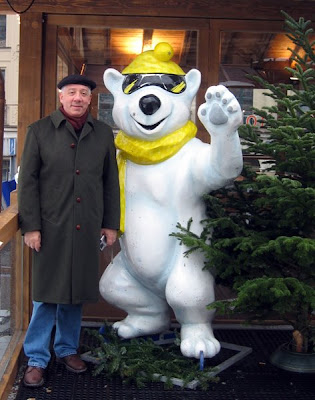 Laurent and the polar bear