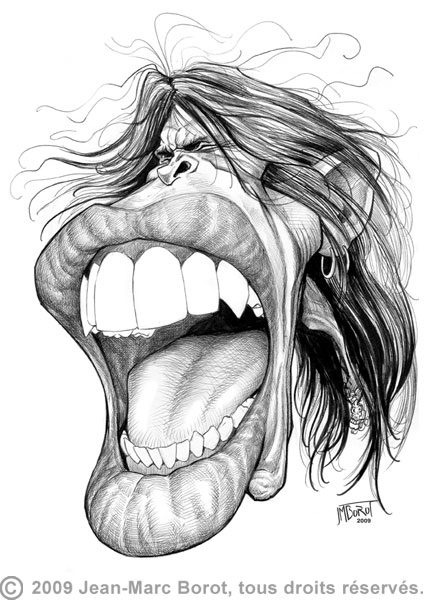Steven Tyler sketch steven tyler caricature. Steven Tyler sketch