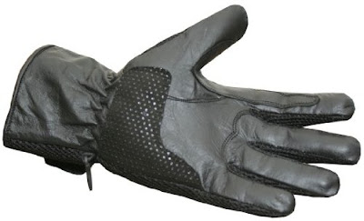 Leather Mesh Motorcycle Gloves 3