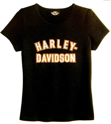 Harley Davidson Bling Tee Shirt thumbnail image