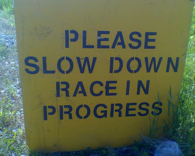 race sign